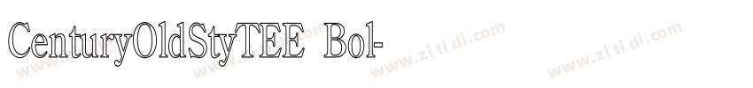 CenturyOldStyTEE Bol字体转换